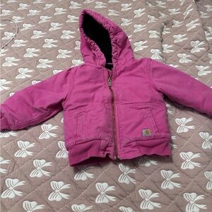 Carhartt Hot Pink Hooded Work Jacket